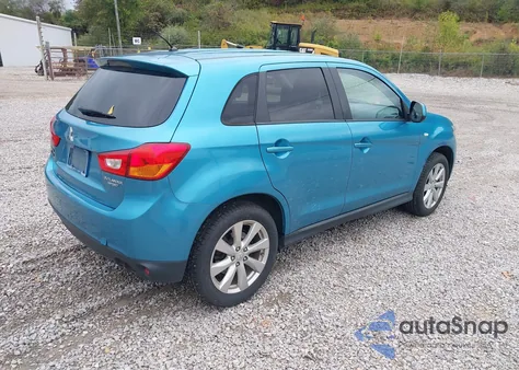 2014 Mitsubishi Outlander Sport Es из США, поврежденный, VIN 4A4AP3AUXEE002604